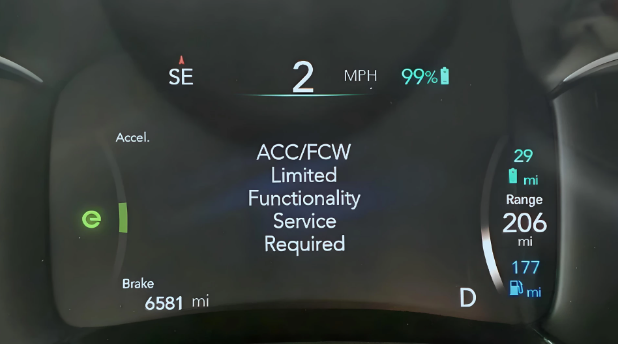 What Cause The ACC/ FCW Limited Functionality Message On The Dashboard 